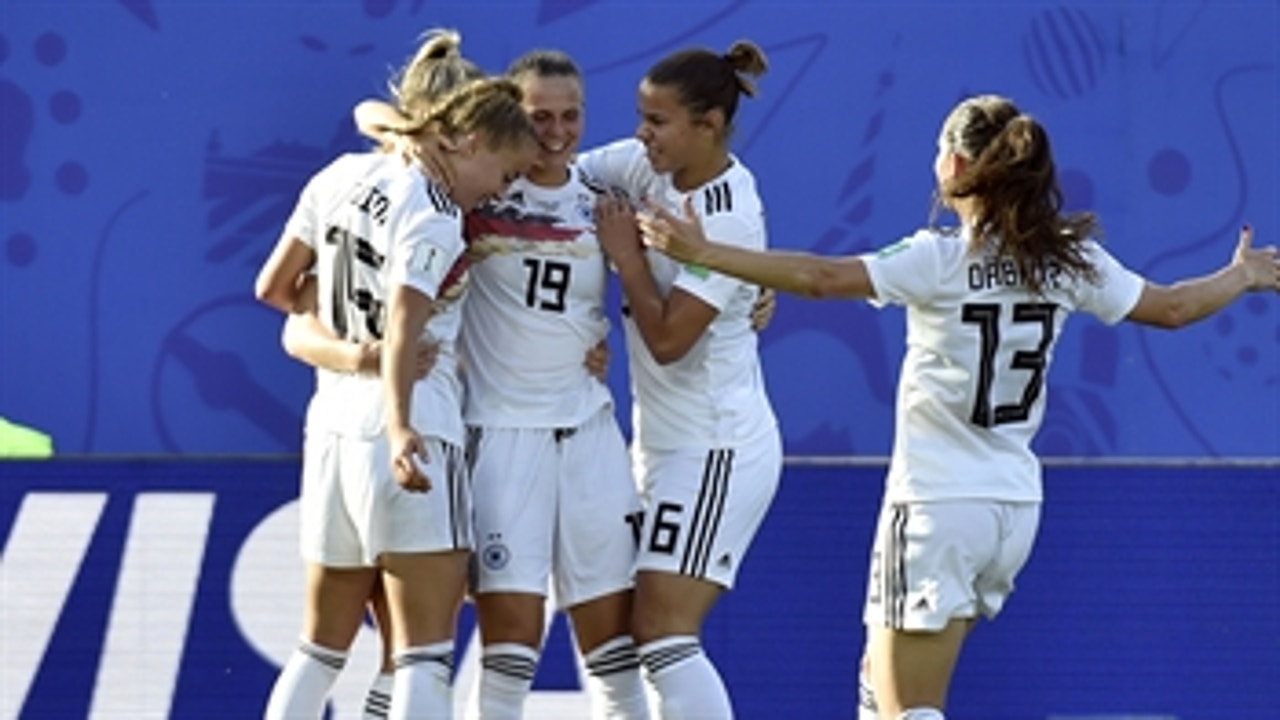 Germany's Lea Schueller capitalizes on Nigeria's poor pass for 3-0 lead ' 2019 FIFA Women's World Cup™ Highlights