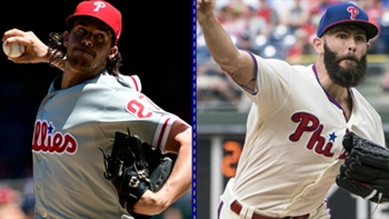 Who would Philadelphia start in a Wild Card scenario: Aaron Nola or Jake Arrieta?