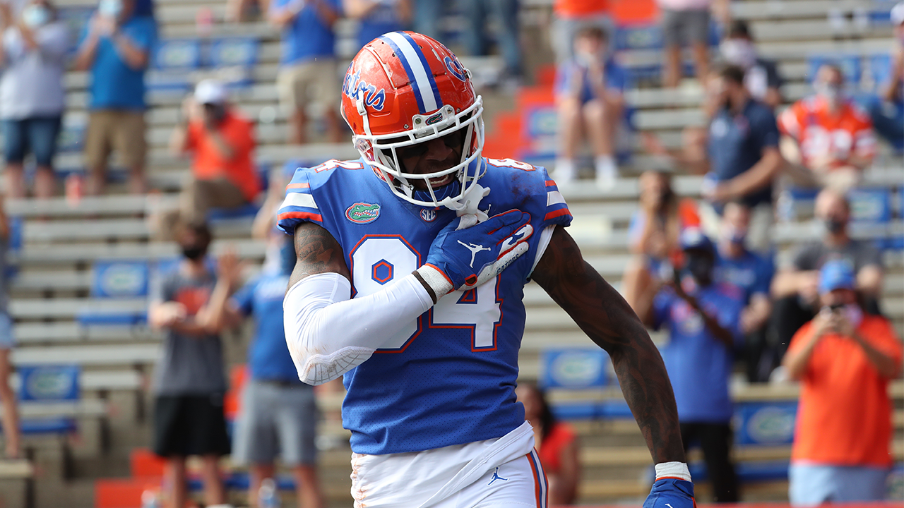 Kyle Pitts’ catch radius and ability to create separation draw comparisons to Plaxico Burress, Calvin Johnson