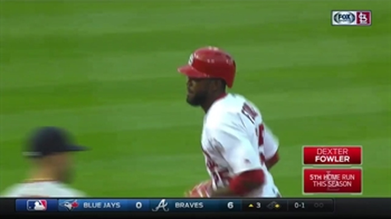 WATCH: Fowler leads off with homer for Cardinals