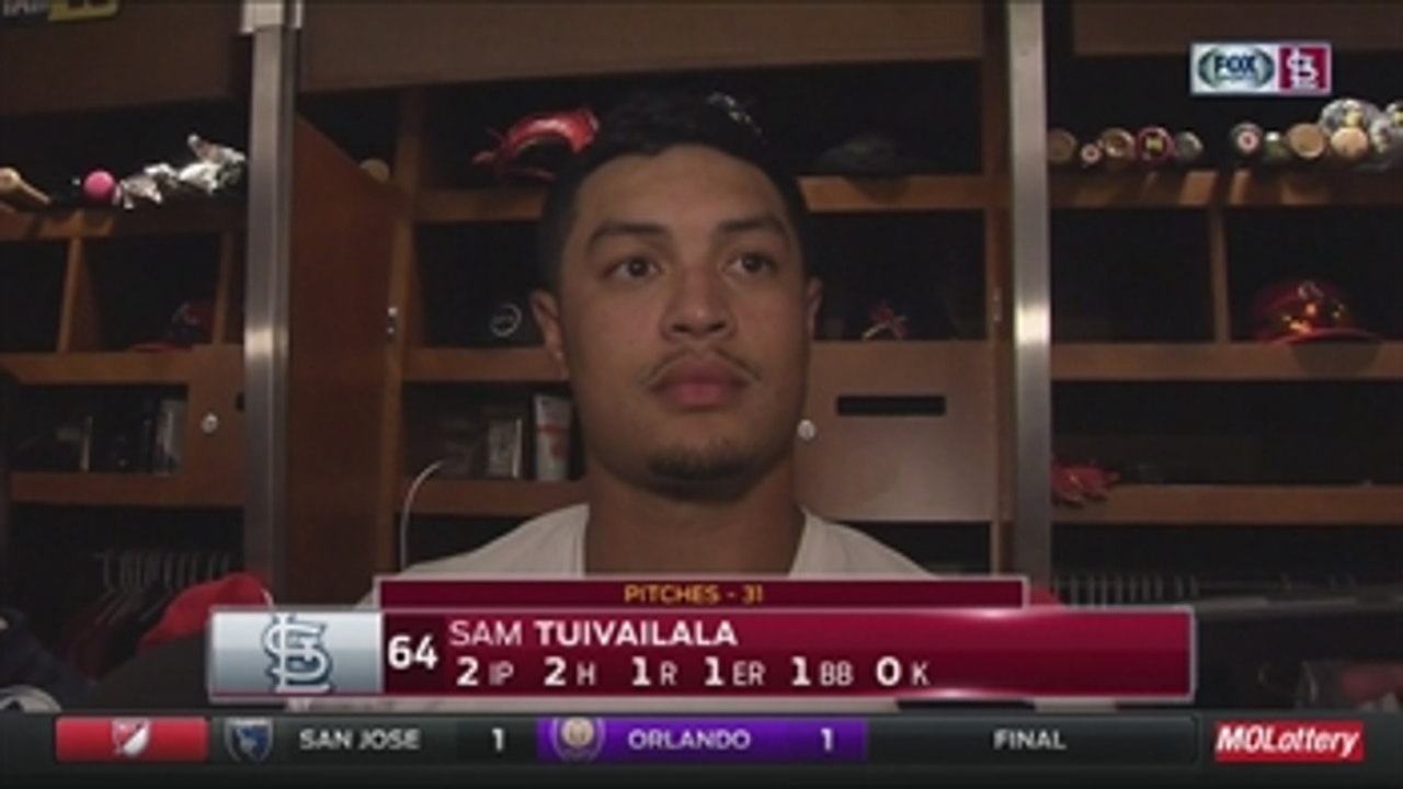 Tuivailala says stuff felt good but takes the loss for Cardinals