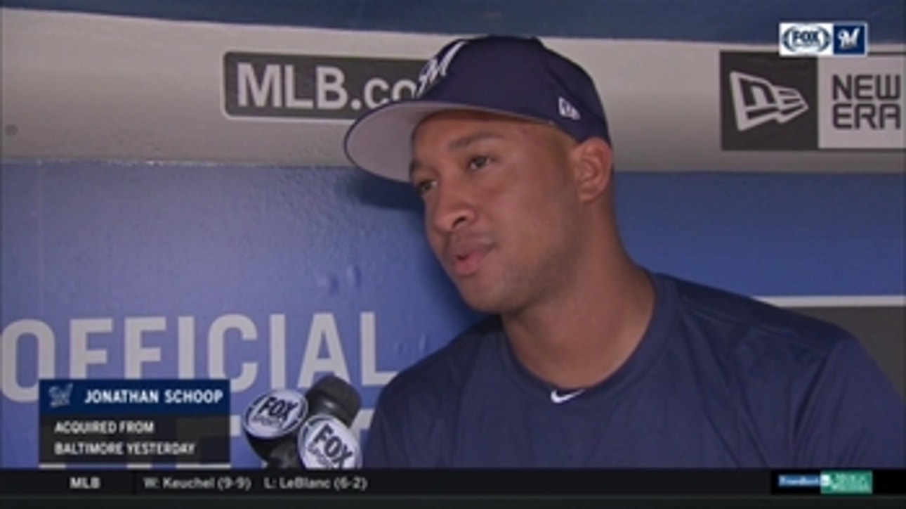 Schoop set to make debut with Brewers