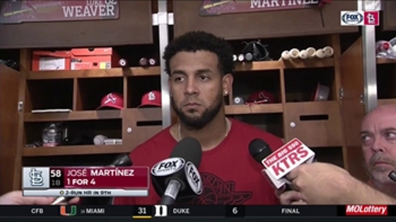 Jose Martinez: 'We're just trying to win some games'