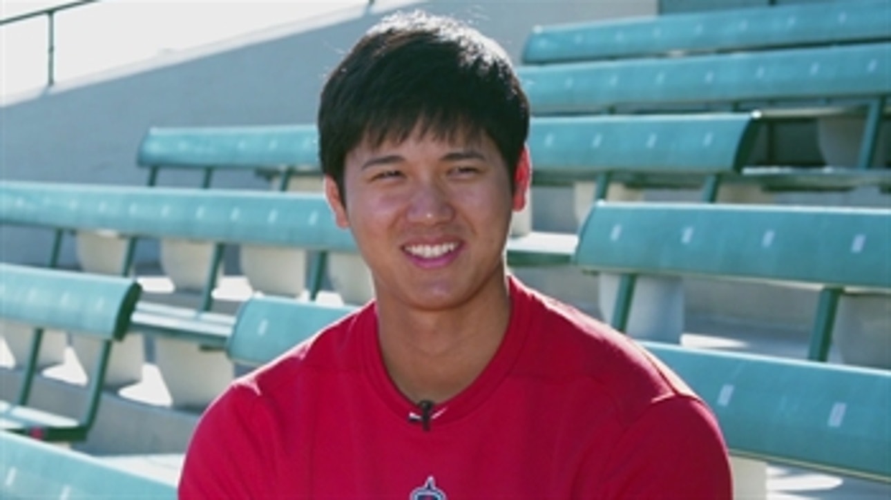 Sit down with #ShoTime: Shohei Ohtani talks goals with Angels in first season