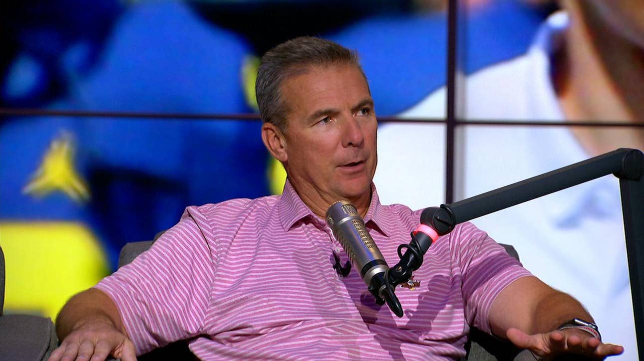 Urban Meyer joins Colin to talk Tua Tagovailoa and Michigan's must-win mentality ' CFB ' THE HERD