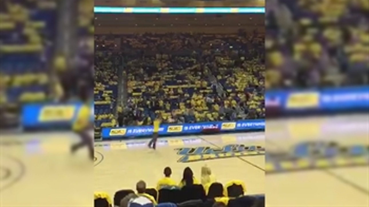 UCLA student's quick thinking on half-court shot leads to big prize