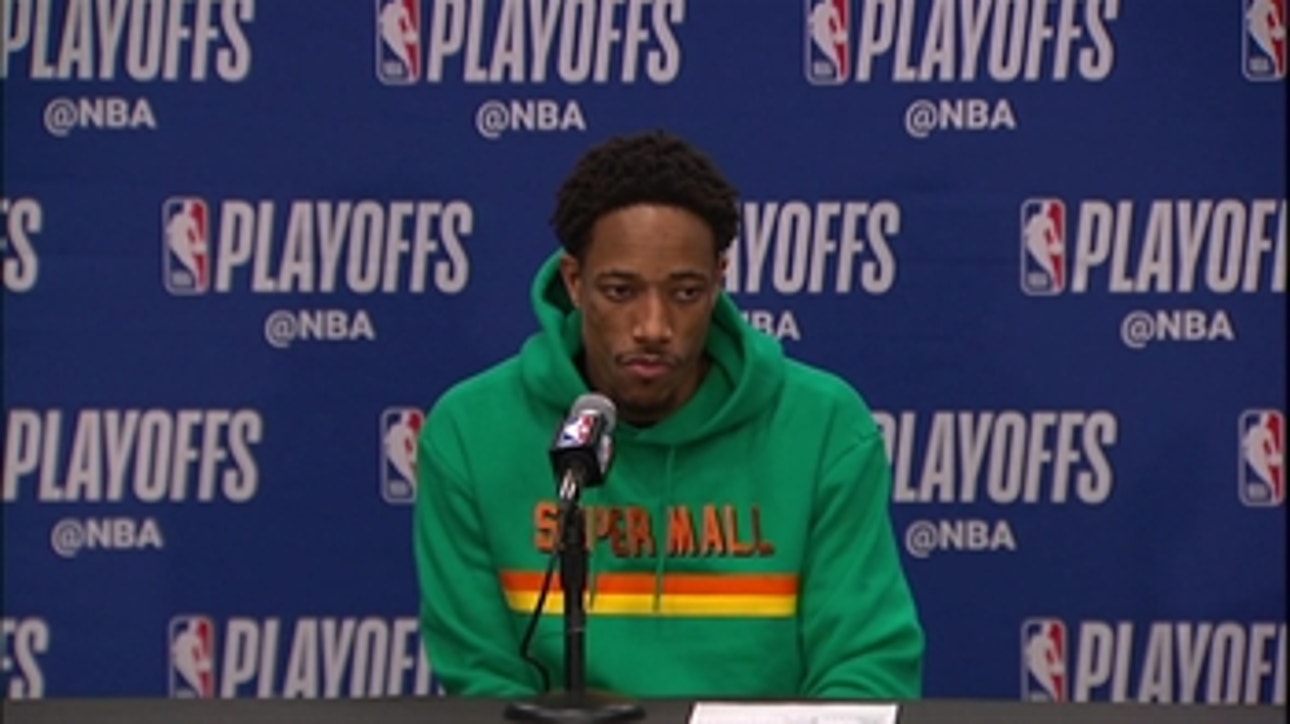 DeMar DeRozan on Derrick White Stepping up Big for Spurs in Game 1 Win