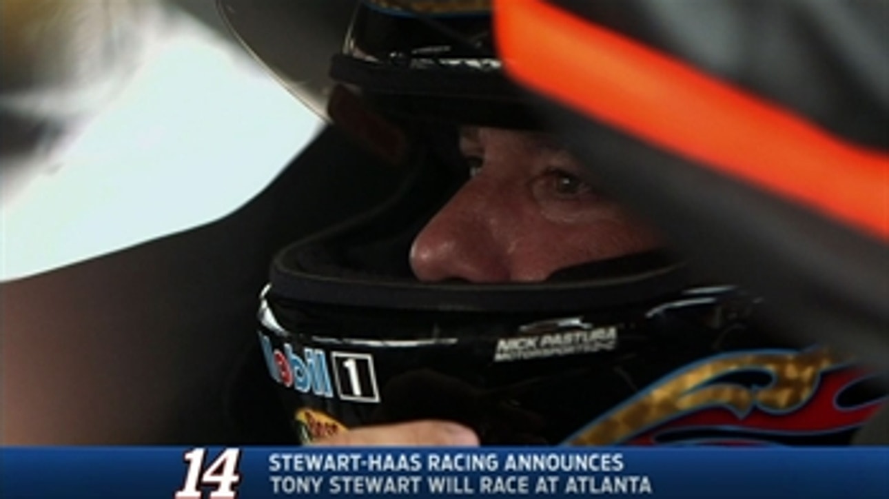 Tony Stewart to Return to NASCAR Sprint Cup Racing at Atlanta
