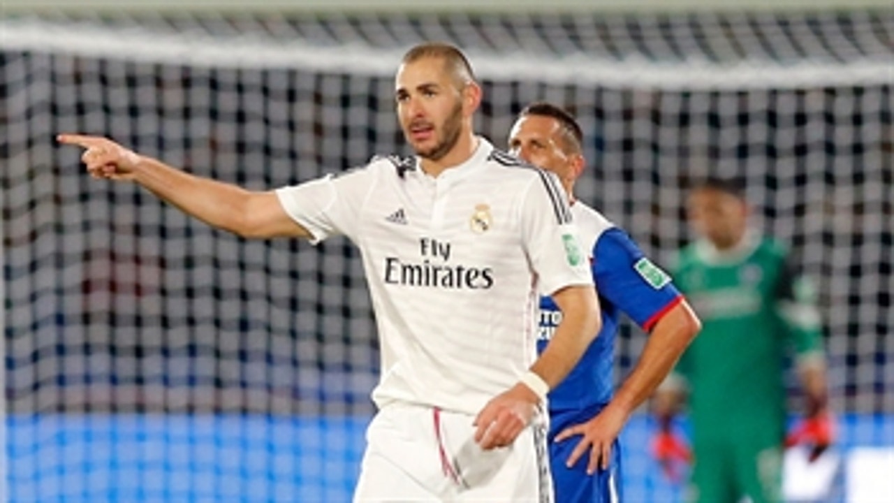 Benzema doubles Real Madrid's lead against Cruz Azul