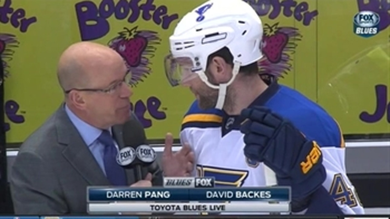 Backes on Blues' need for a full 60 minutes