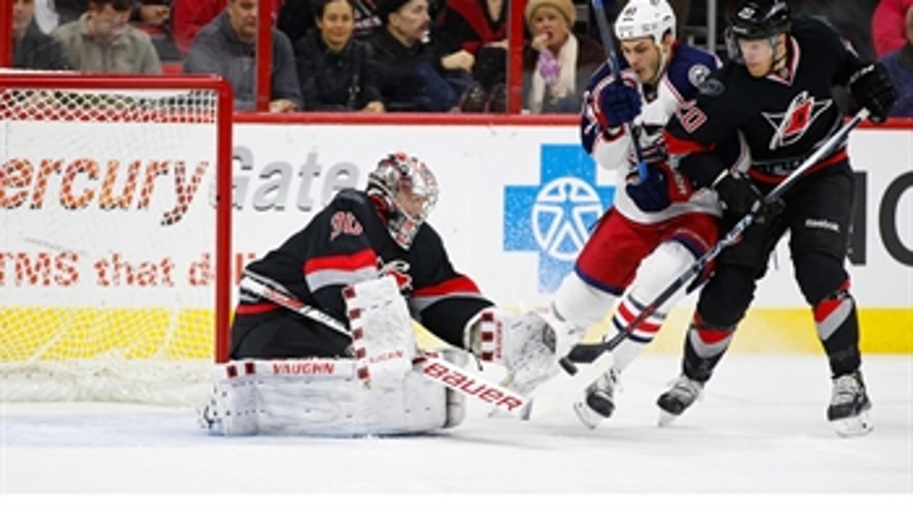 Hurricanes down Blue Jackets for first win in 2016