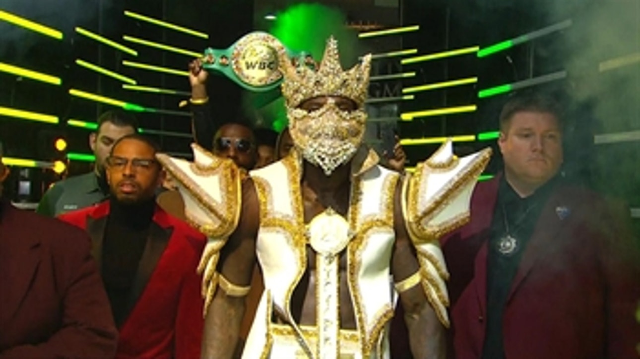 Watch Deontay Wilder's epic entrance before his knockout win in Wilder-Ortiz II