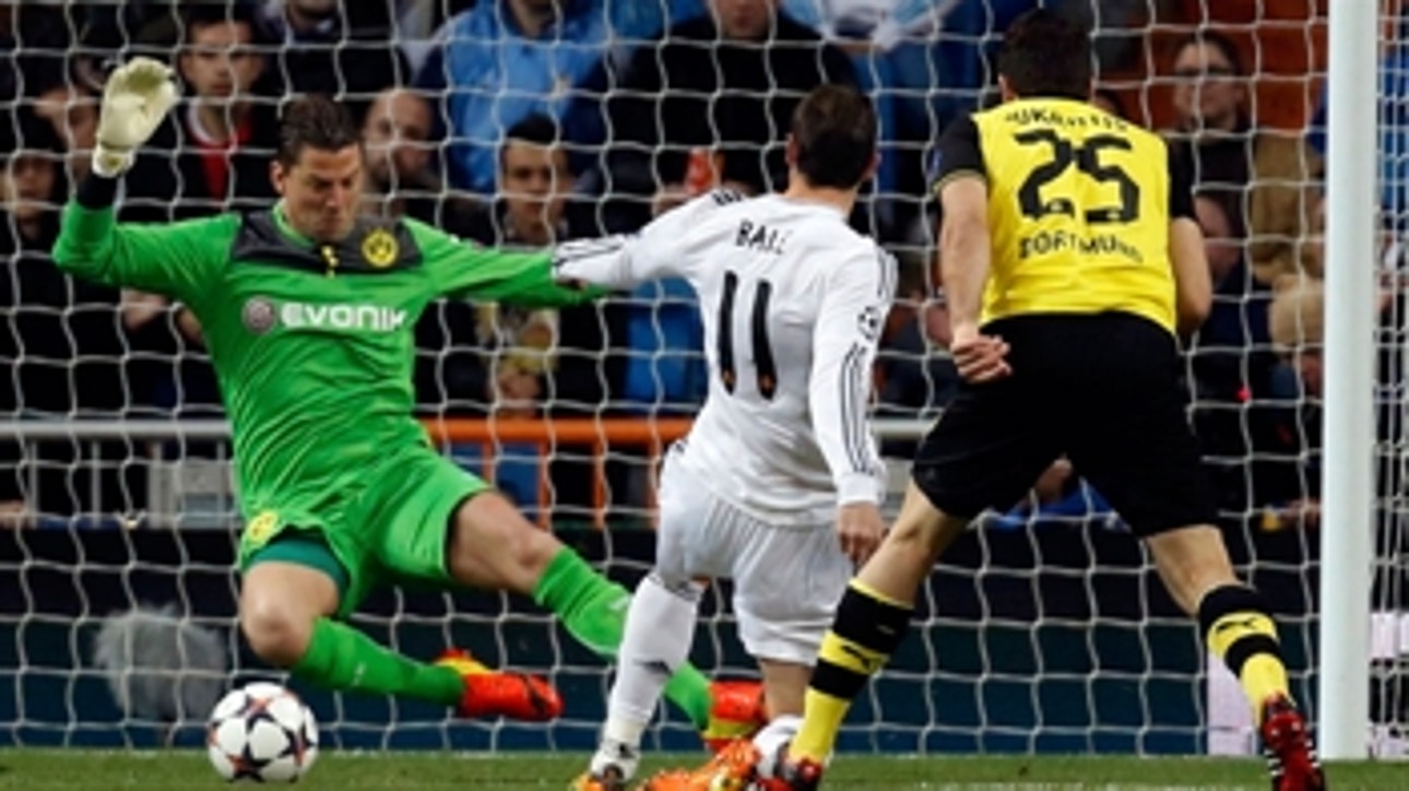 Bale slips one past Dortmund