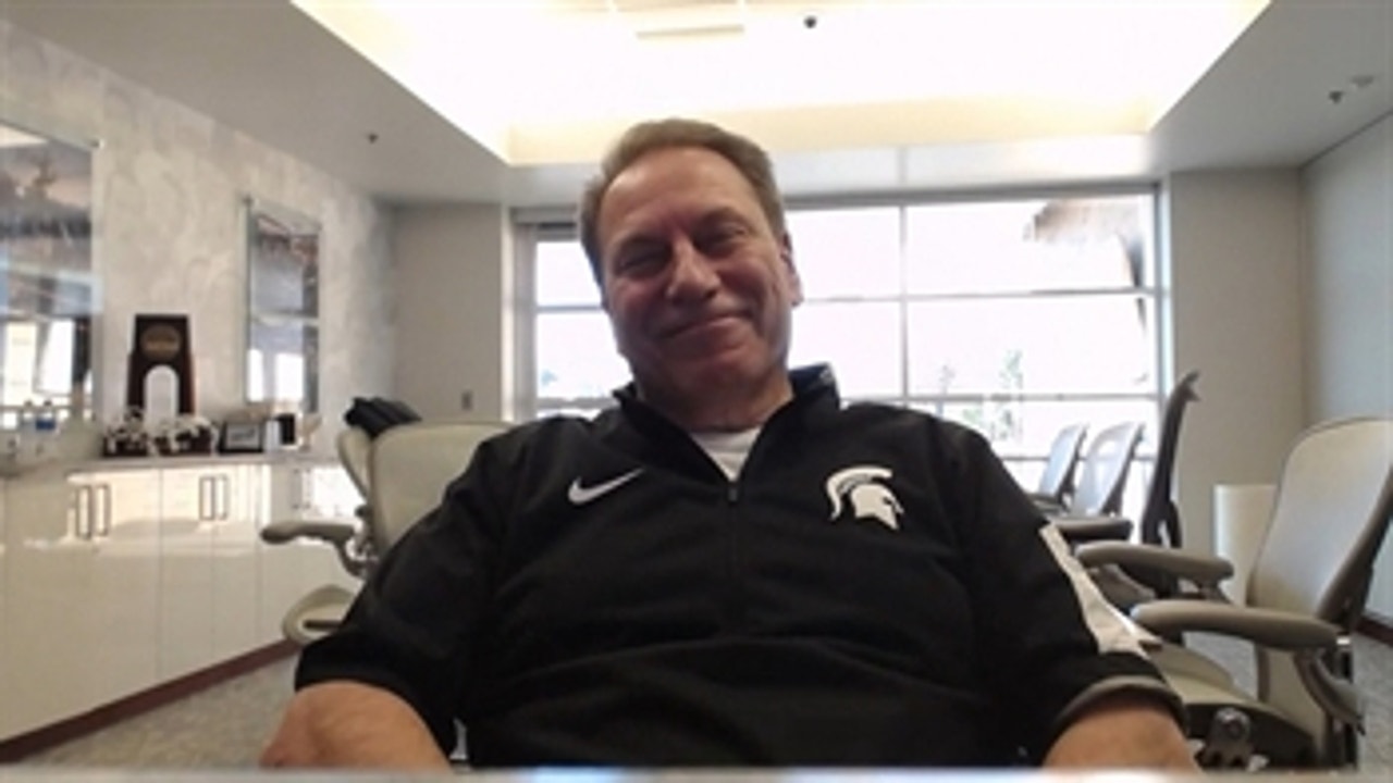 Michigan State coach Tom Izzo addresses his huddle confrontation with Aaron Henry