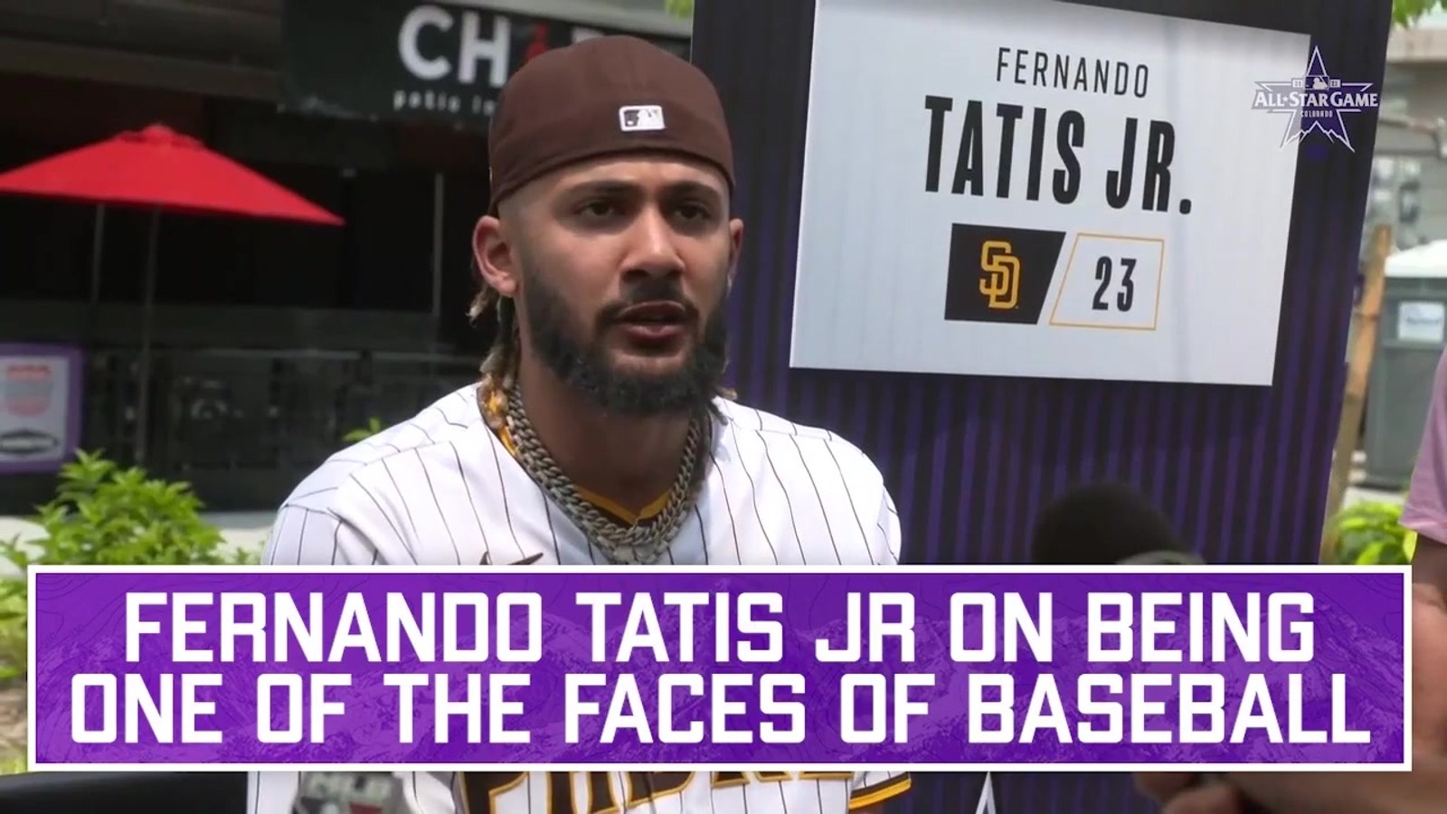 Padres' shortstop Fernando Tatis Jr. on being the face of baseball