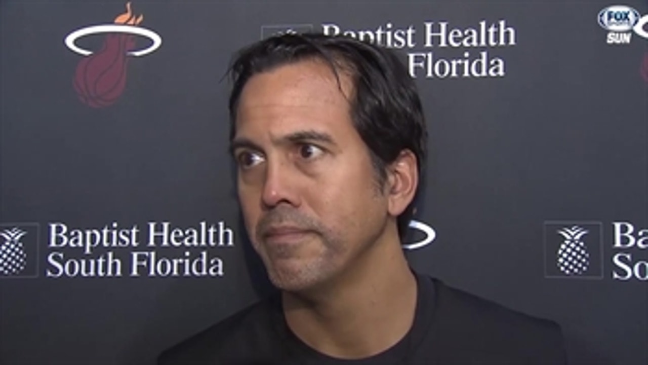 Erik Spoelstra states how the team has to be more 'committed' on defense
