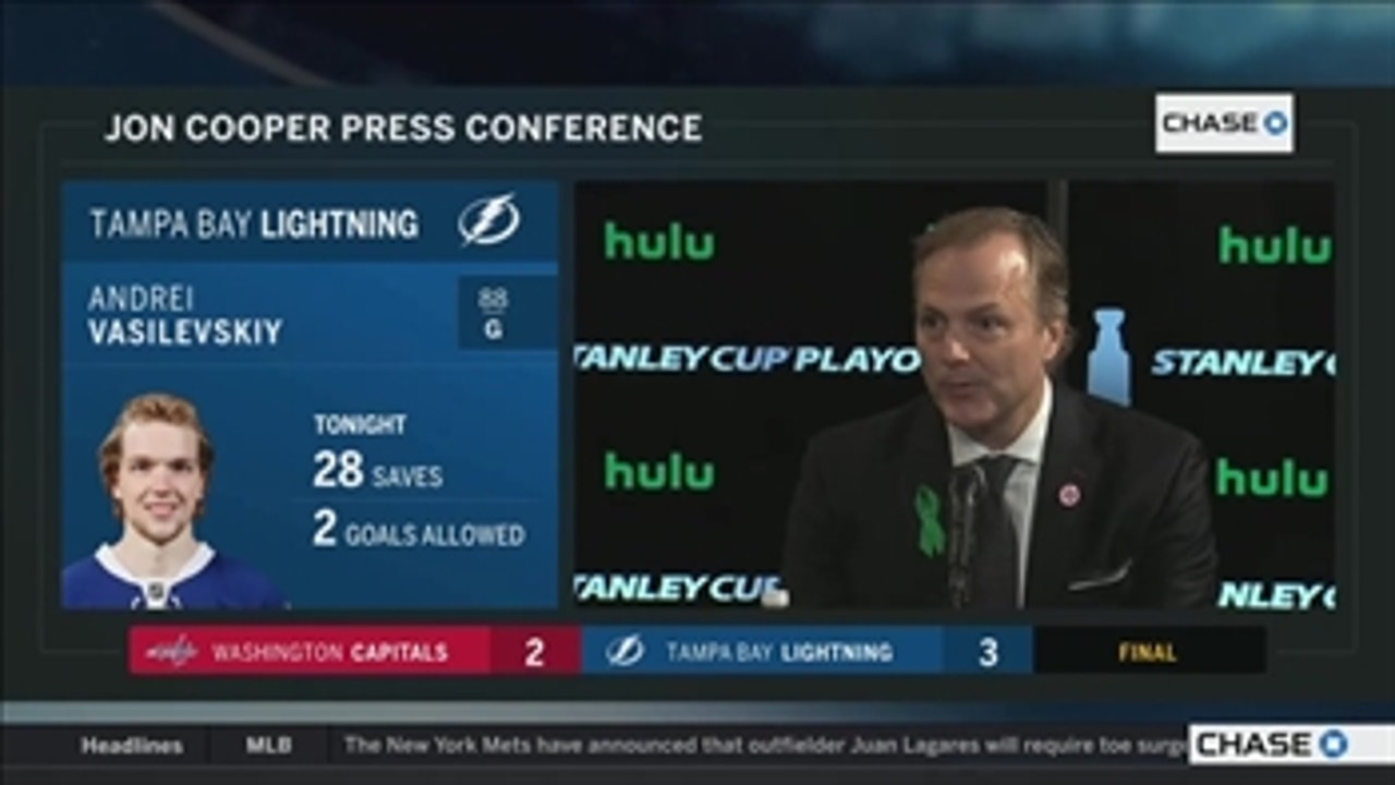 Jon Cooper on how Lightning have won 3 straight against Capitals