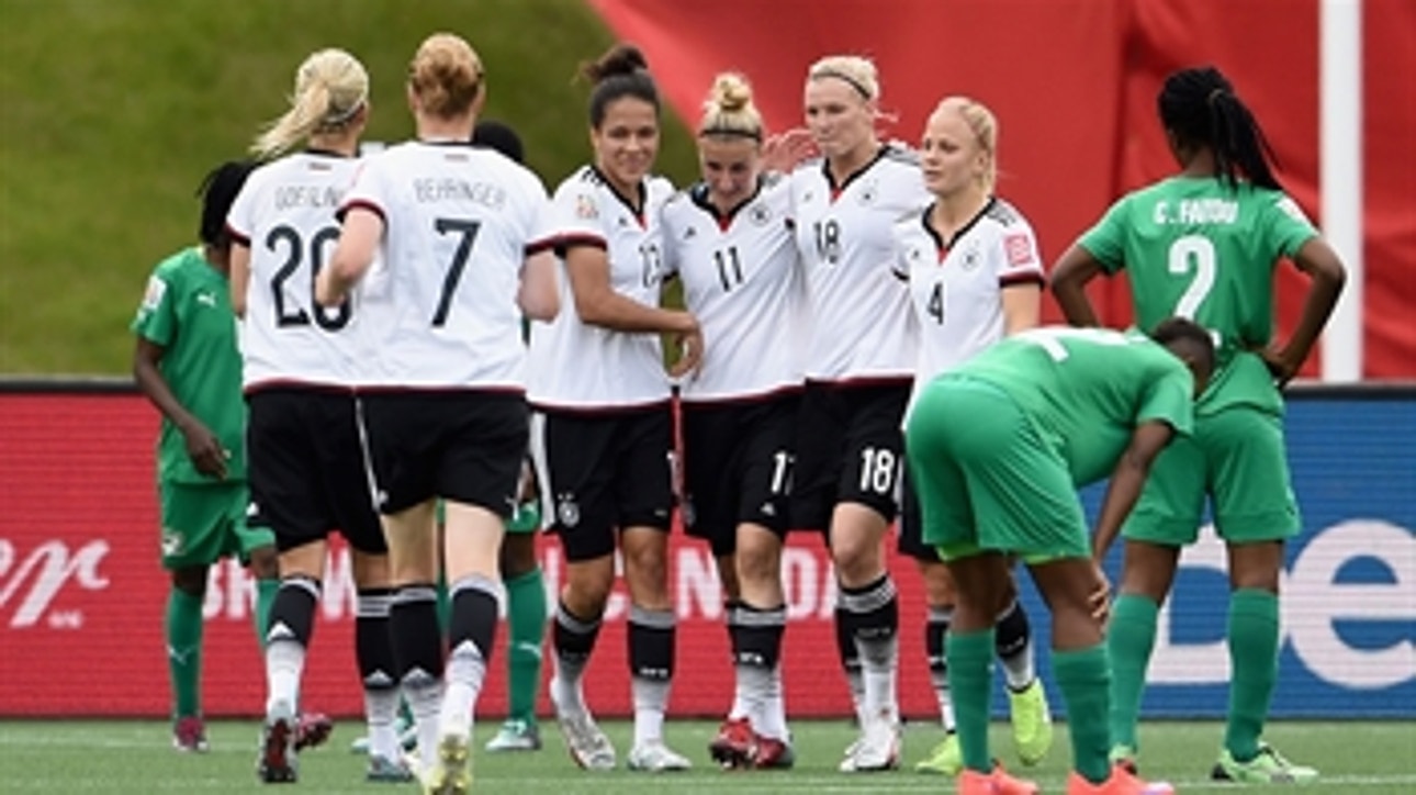 Mittag extends Germany lead against Cote d'Ivoire - FIFA Women's World Cup 2015 Highlights