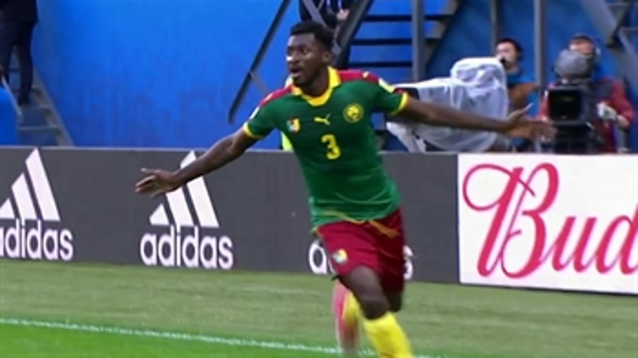 Zambo Anguissa chips it in to make it 1-0 for Cameroon ' 2017 FIFA Confederations Cup Highlights