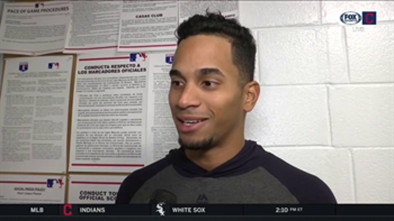 Oscar Mercado was golfing with Clippers teammates when Indians called him up