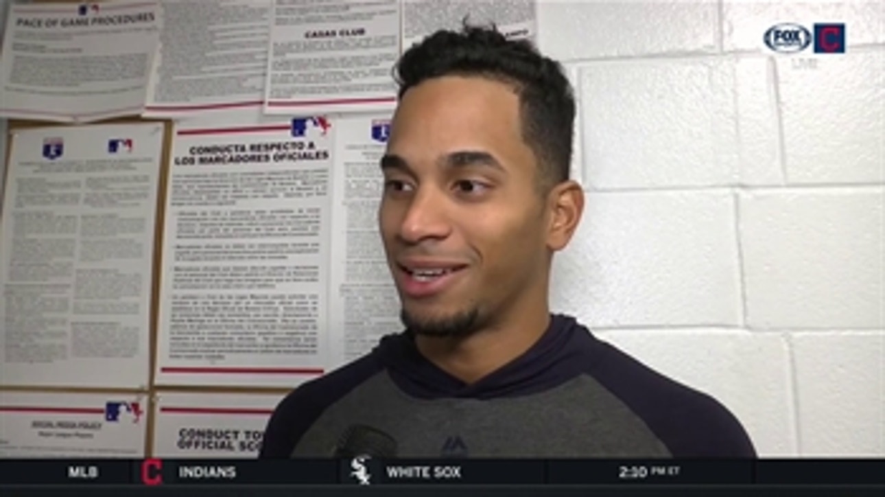 Oscar Mercado was golfing with Clippers teammates when Indians called him up