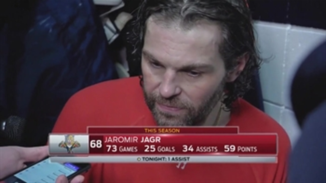 Jaromir Jagr says losing Trocheck compounds on loss
