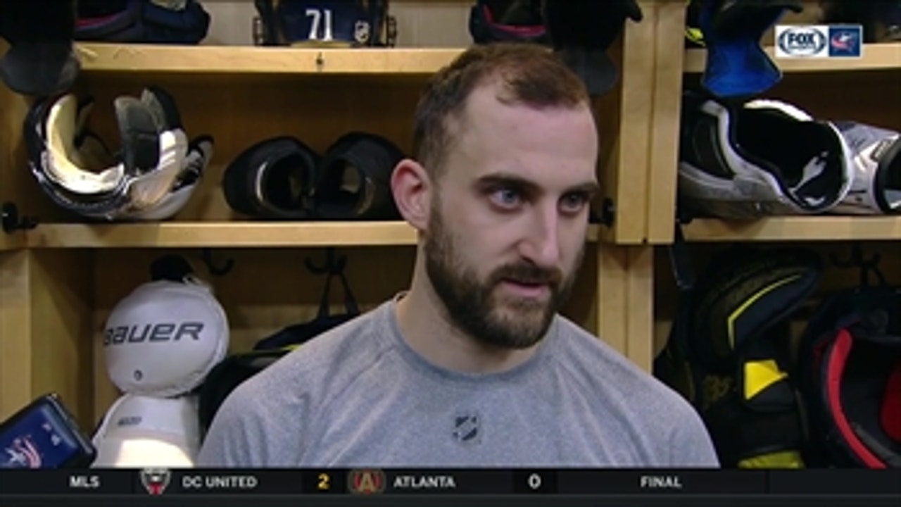 Captain Nick Foligno stresses the importance of each remaining game