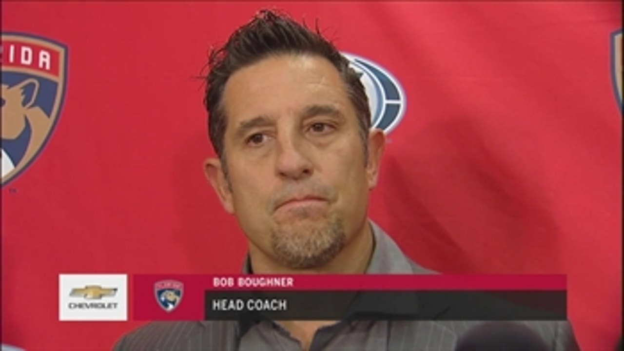 Bob Boughner says Panthers got away from their structure in Philly