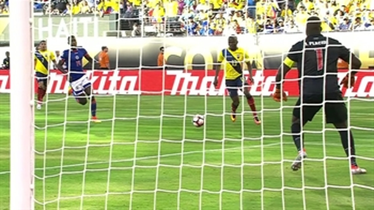 Enner Valencia puts Ecuador in front against Haiti ' 2016 Copa America Highlights