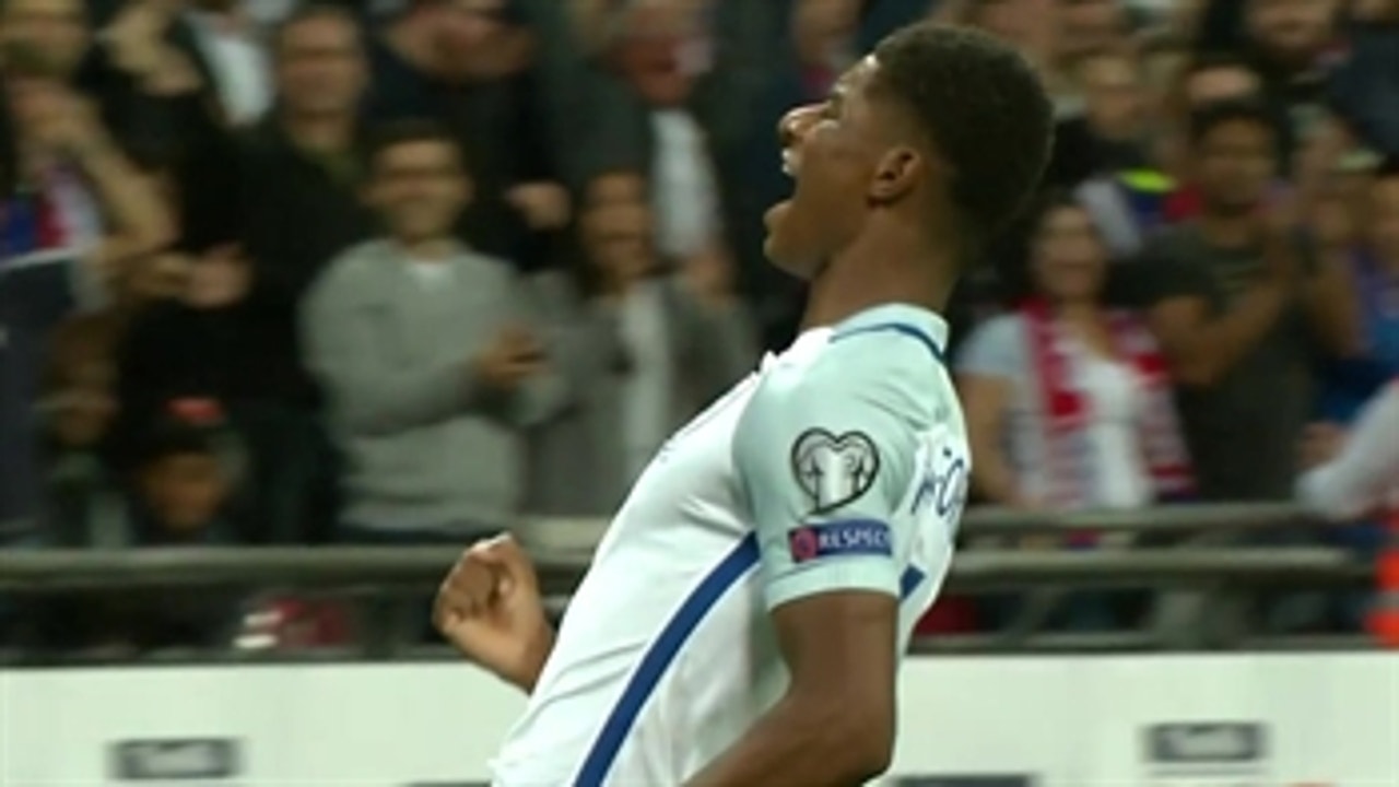 Rashford gives England the lead with great strike | 2017 UEFA World Cup Qualifying Highlights