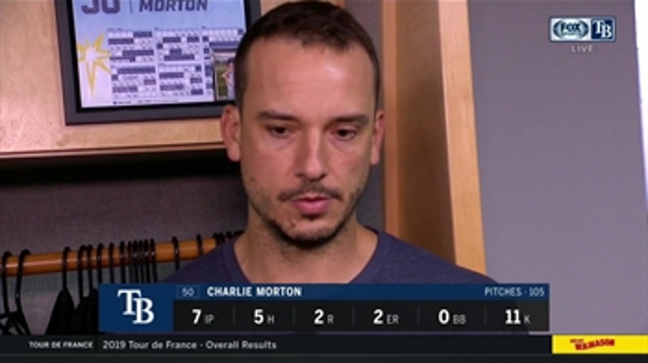 Charlie Morton reflects on his start: 'I was able to make good pitches in key situations'