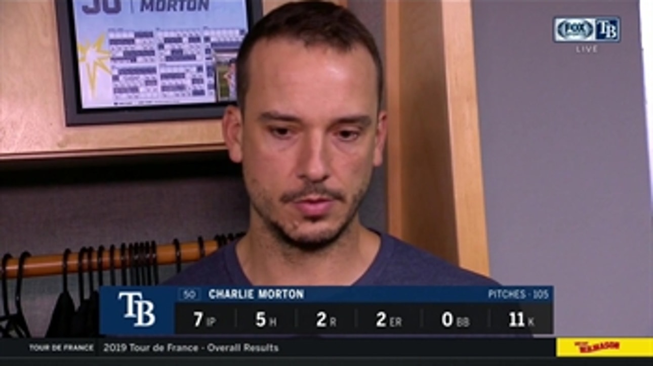 Charlie Morton reflects on his start: ‘I was able to make good pitches in key situations’