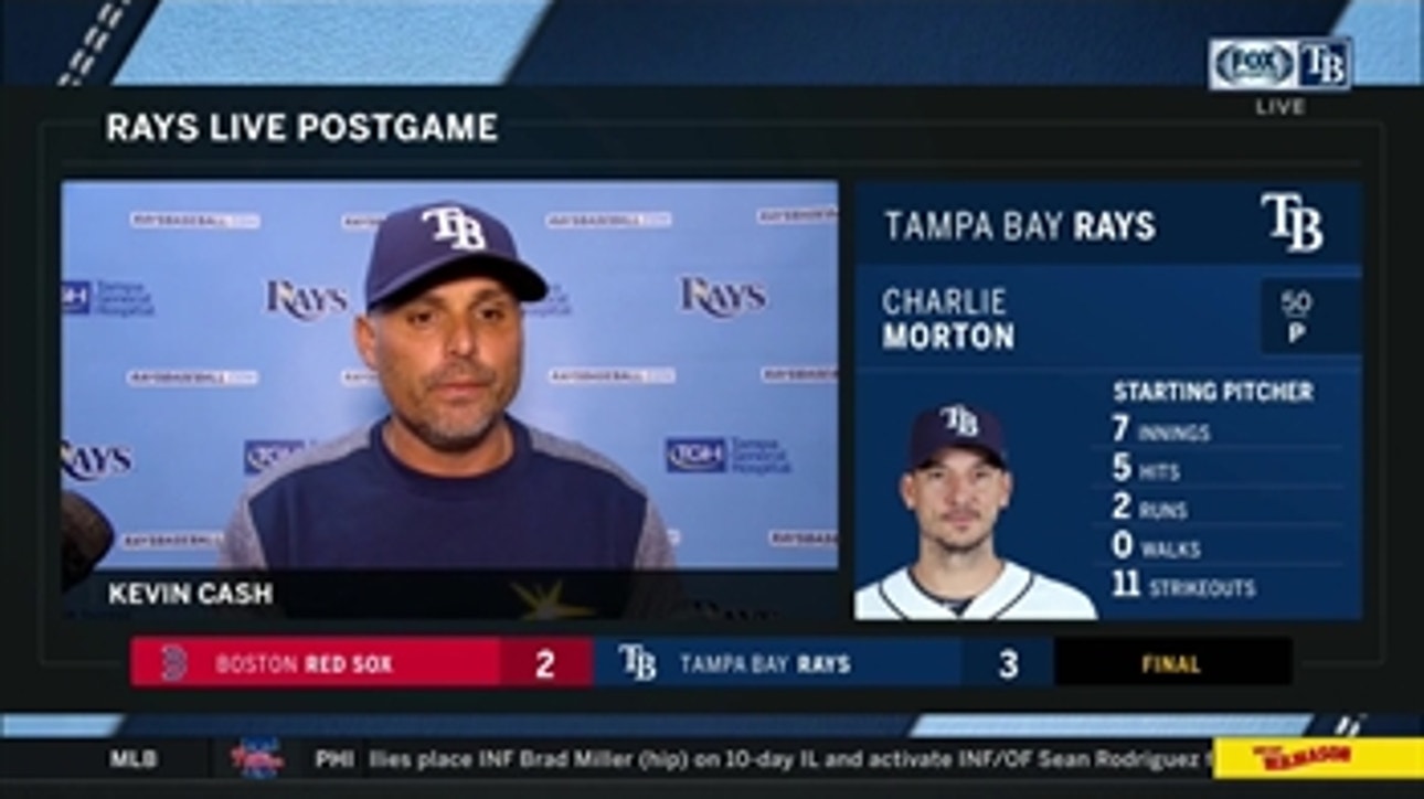 Kevin Cash breaks down series finale win over Red Sox