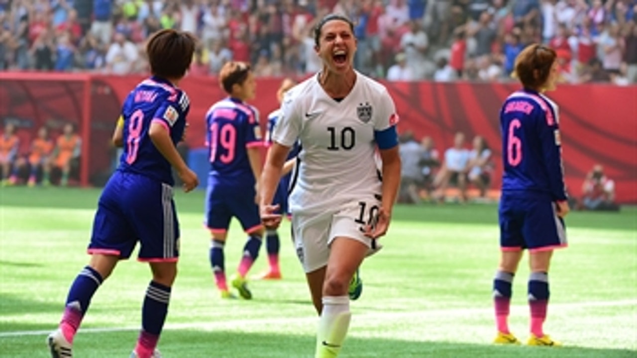 Carli Lloyd's half field strike seals hat-trick against Japan - FIFA Women's World Cup 2015 Highlights