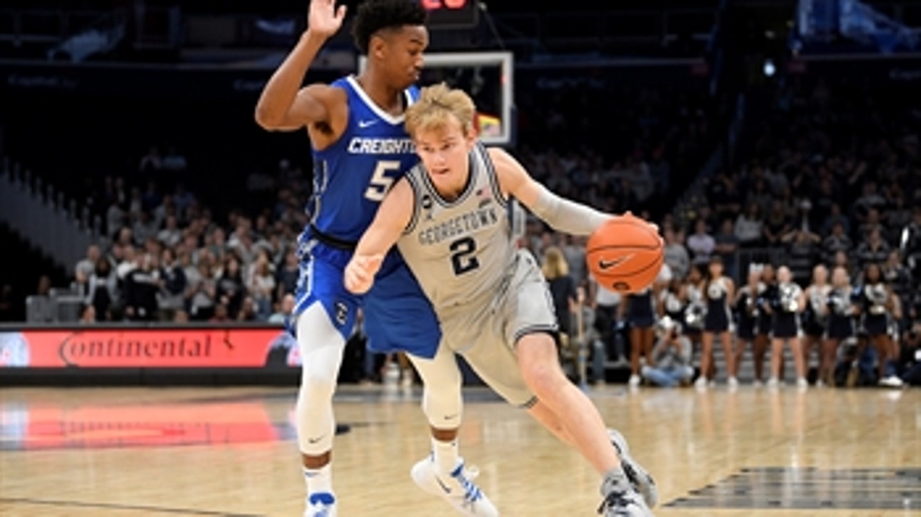 Mac McClung's late jumper puts away No. 25 Creighton as Georgetown notches narrow 83-80 win