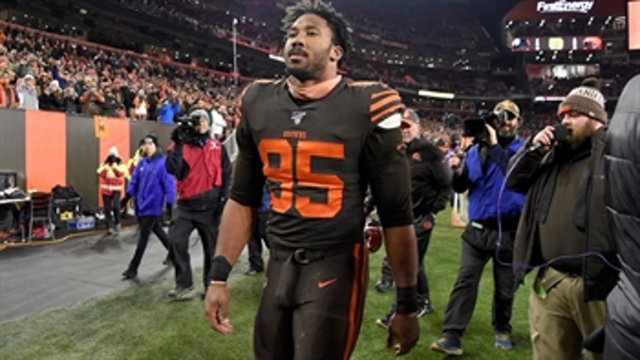 Nick Wright: Myles Garrett won't play again for the Browns until next year