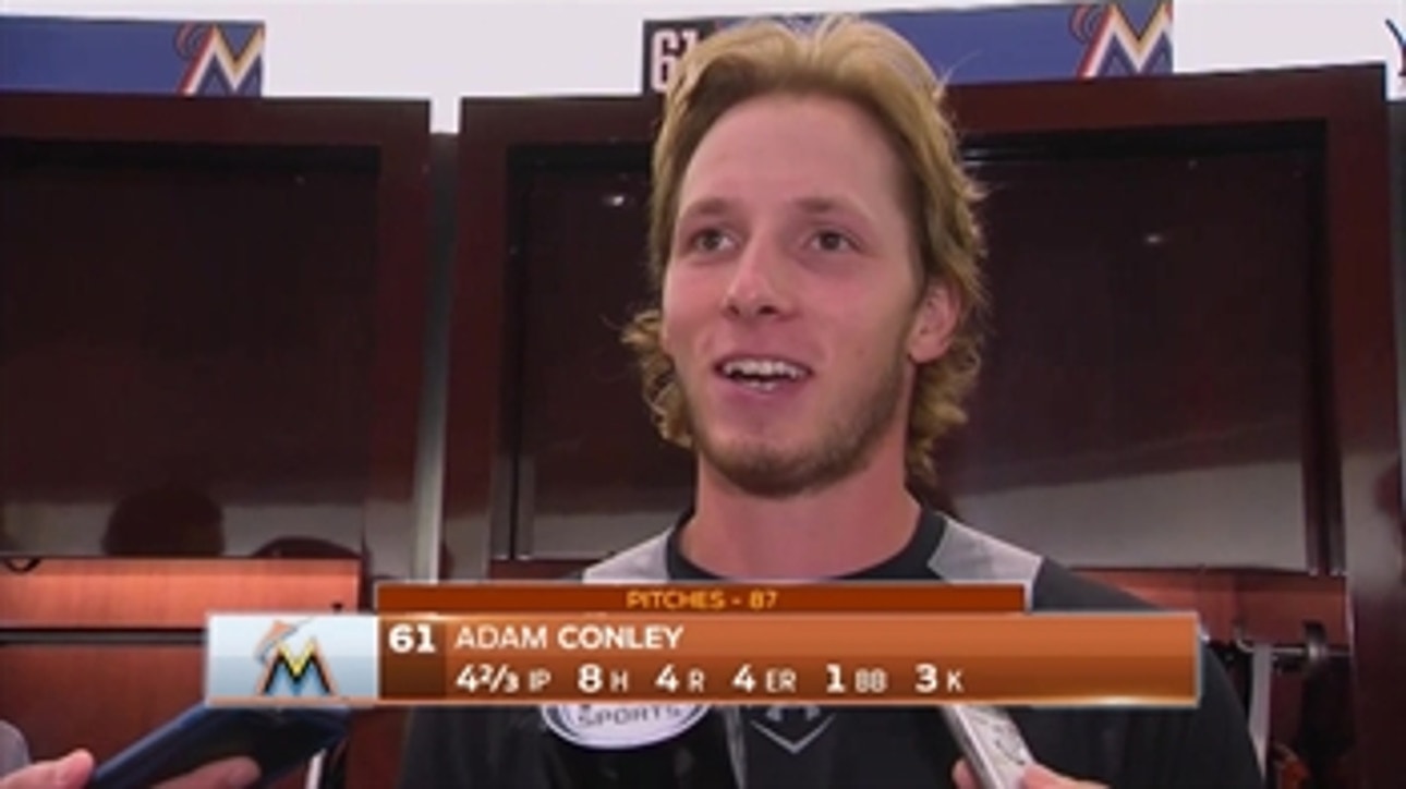 Adam Conley: 'Still a learning curve for me'