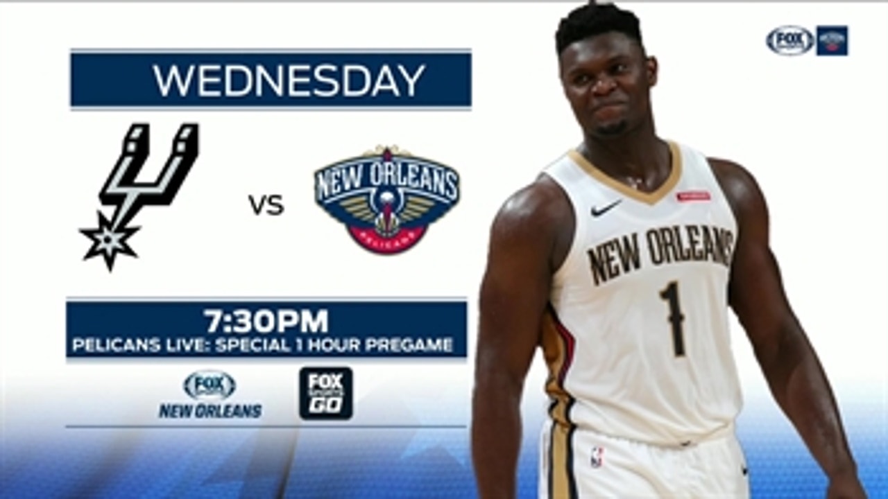 LOOK AHEAD: Zion Williamson Debut vs. Spurs ' Pelicans Live