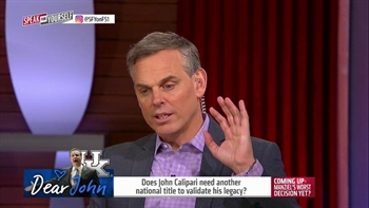 John Calipari can further legacy with win vs. UCLA and title run | SPEAK FOR YOURSELF