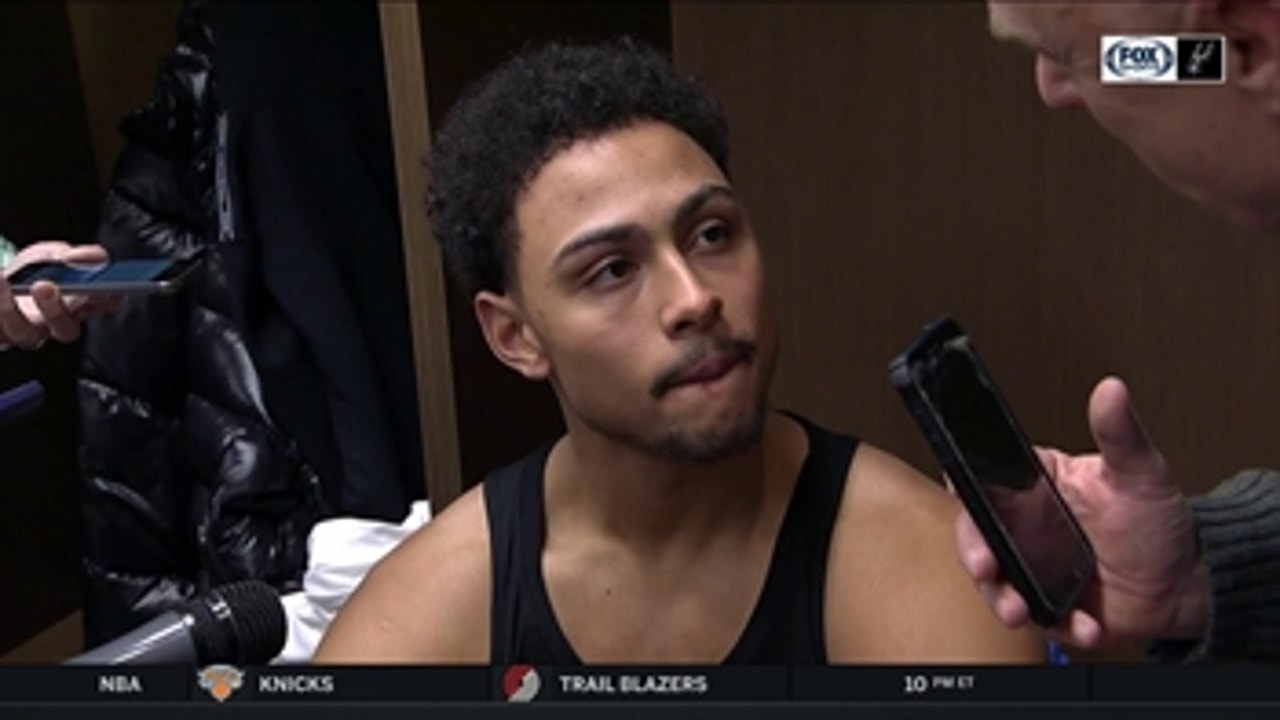 Bryn Forbes on win in Detroit: 'I love the energy in here'