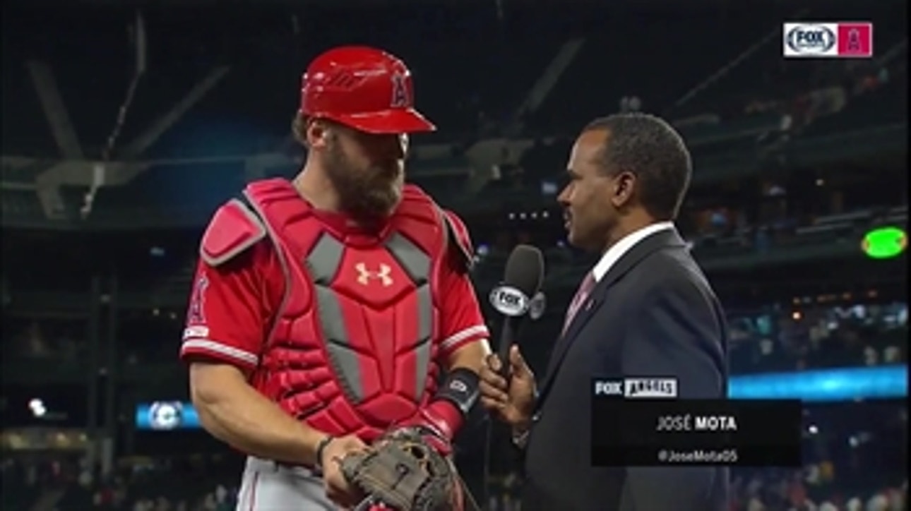 Smith can play behind the dish, and in the batter's box