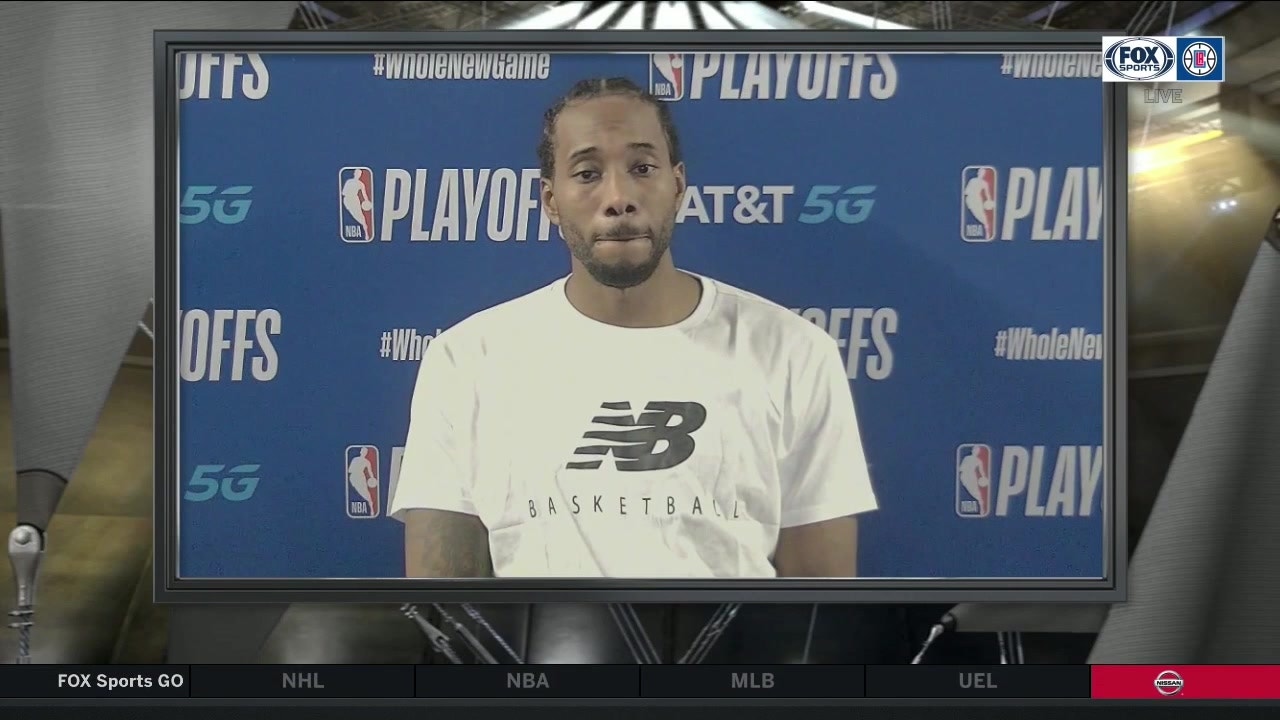 Kawhi Leonard after win: 'We got a lot to build from'