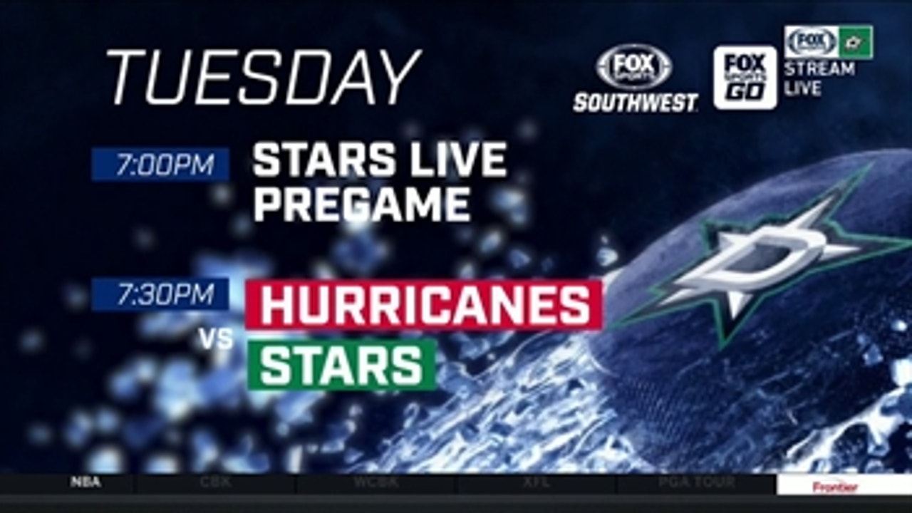 LOOK AHEAD: Hurricanes vs. Stars ' Stars Live