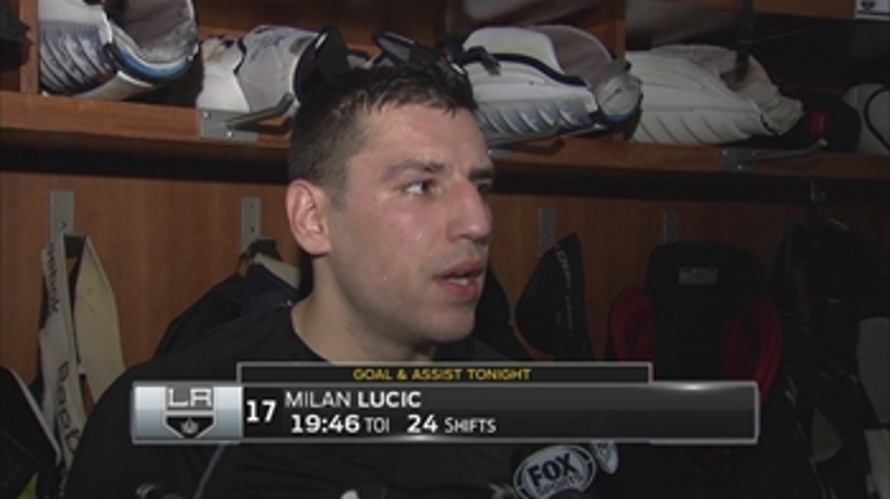 Milan Lucic provides a game-winning assist in OT