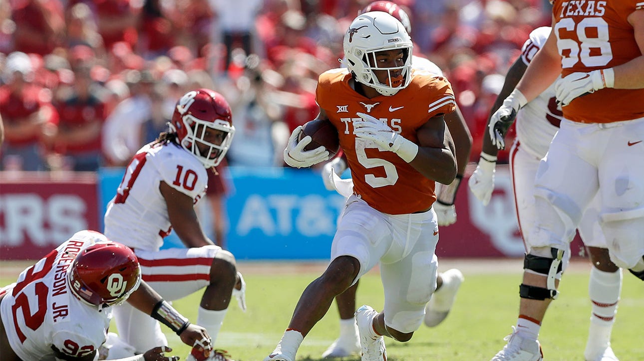 Texas RB Bijan Robinson on heisman buzz & bouncing back from Oklahoma game | Breaking the Huddle with Joel Klatt