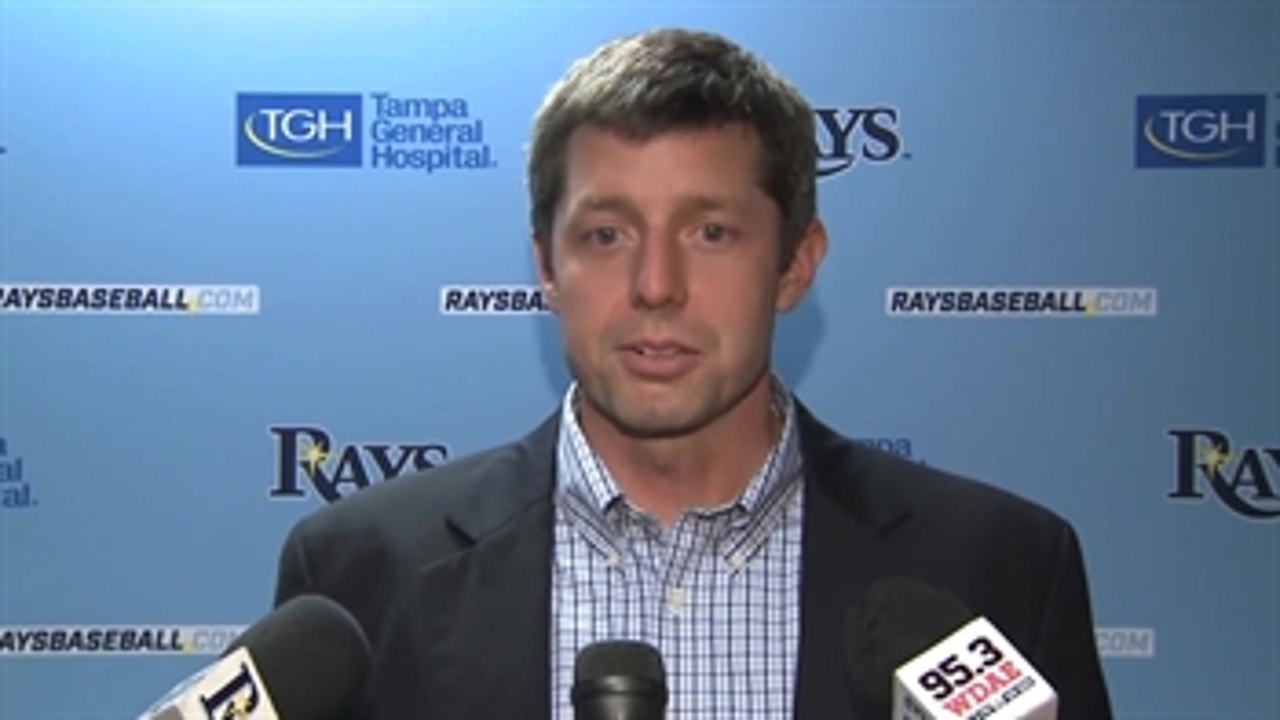 Rays director of amateur scouting Rob Metzler on Day One of MLB draft