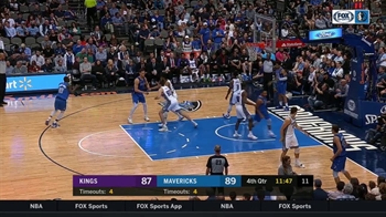 HIGHLIGHTS: Finney-Smith finds Dwight Powell