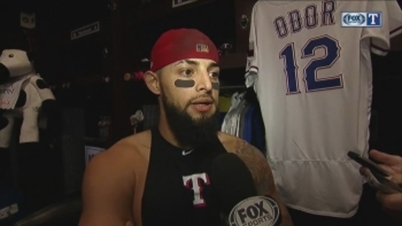 Rougned Odor on Perez in win: 'He did a great job'