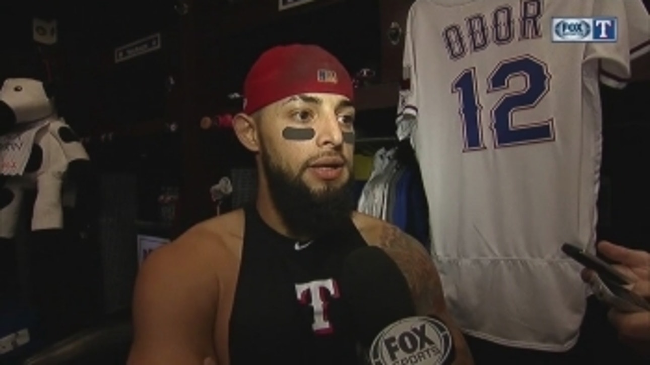 Rougned Odor on Perez in win: 'He did a great job'