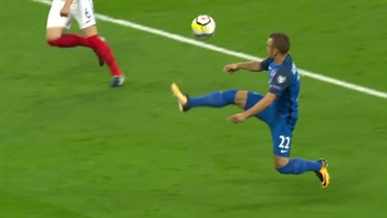 Lobotka scores early goal for Slovakia vs. England ' 2017 UEFA World Cup Qualifying Highlights
